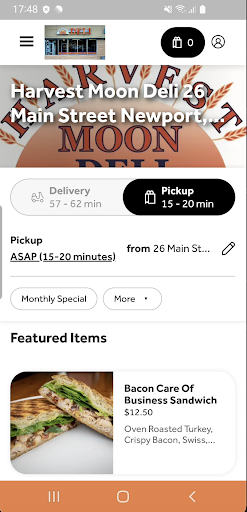 Harvest Moon Deli Screen 2