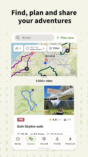 komoot - hike, bike & run - Health & Fitness - apps