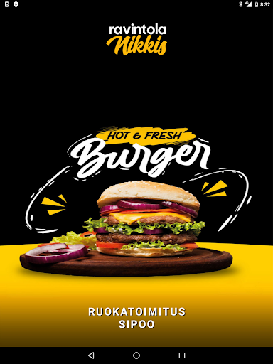 Android application Ravintola Nikkis screenshort