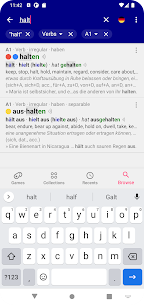 Download Verbs German Dictionary Pro MOD APK Hack (Premium VIP Unlocked Pro) Android 1