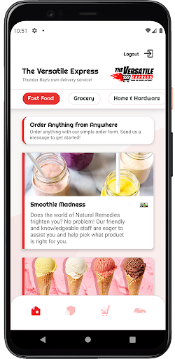 Android application The Versatile Express screenshort