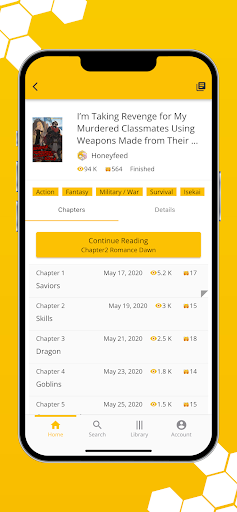 Honeyfeed Screen 2