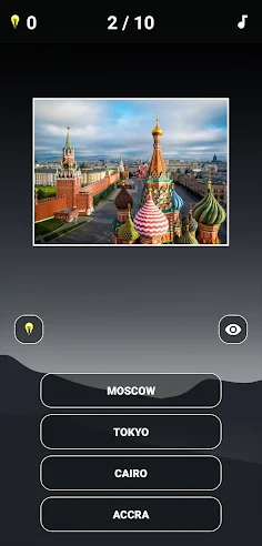 Capital Cities Quiz - Screenshot 1