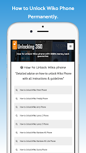Unlock Wiko Phone – All Models