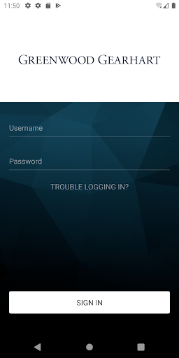 Android application Greenwood Gearhart Client App screenshort