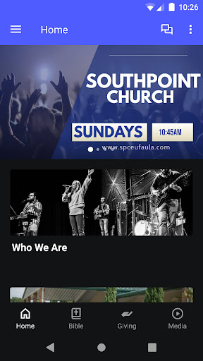 Android application SouthPoint Church screenshort