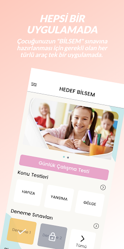 Android application Hedef Bilsem screenshort