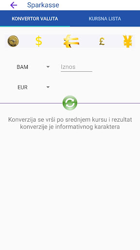 Konvertor valuta/kursna lista Screen 3