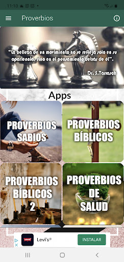 Android application Proverbios Sabios y del Mundo screenshort