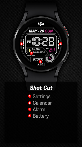 SamWatch Digital Shu Screen 3