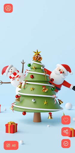 Screenshot of Christmas wallpaper 2024