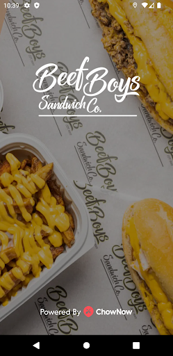 Android application Beef Boys Sandwich Company screenshort