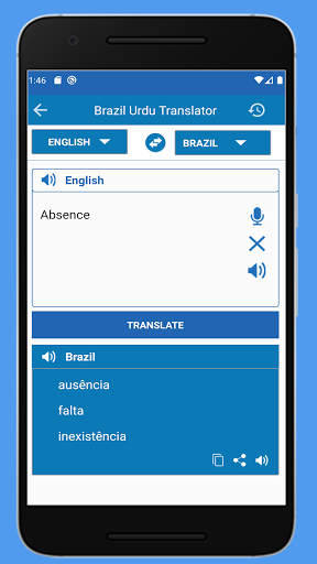 Brazil Translate to Urdu Screen 3