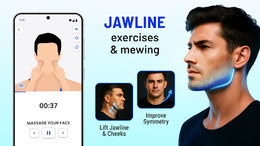 Screenshot of Jawline exercises and mewing