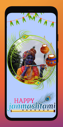 Android application Janmashtami Photo Frame Editor screenshort