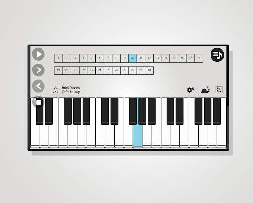 Android application Pianizator: piano tutorials screenshort