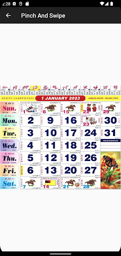 Malaysia Calendar 2024 (Horse) Screen 2