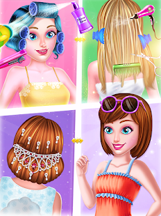 Unique hairstyle hair do design game for girls apkdebit screenshots 10
