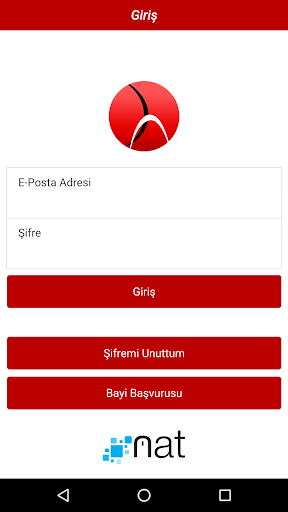 Android application Deryanet B2B screenshort