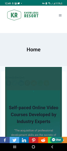 Knowledge Resort Screen 3