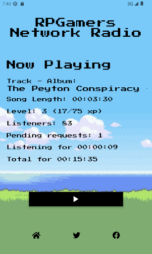RPGamers Network Radio Screen 2