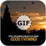 Good Evening Gif icon