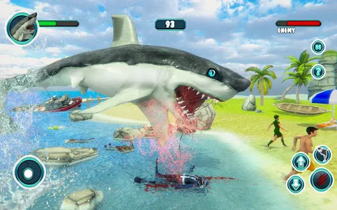 Shark Attack Game Simulator