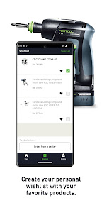 Screenshot 5 Aplicación Festool Order android