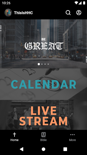 Android application Harrison Hills Church App screenshort