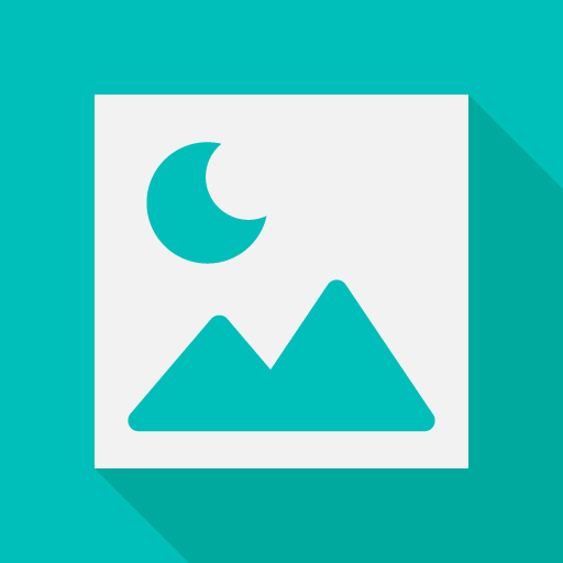 Random photo widget with paint Logo