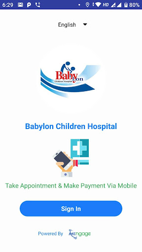 Android application Babylon Children Hospital screenshort