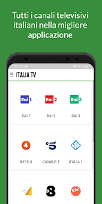 Captura de Pantalla 7 Italia TV diretta - Canali TV android