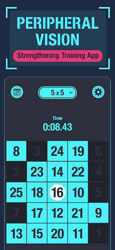 Android application Speed Reading: Schulte Table screenshort