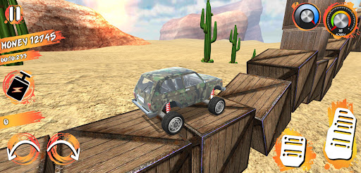 Android application Climb Car Racing 3D screenshort