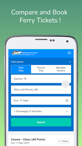 Cheap Flights Ferries Hotels Screen 3