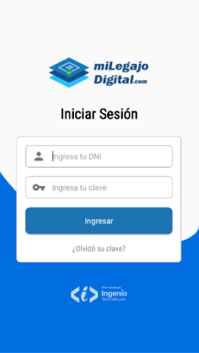 Android application Mi Legajo Digital screenshort