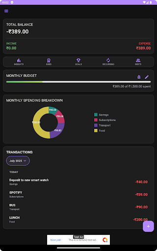 Transactr  Expense Tracker