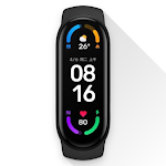 Cover Image of Download Mi Band 6 Watch Faces  APK