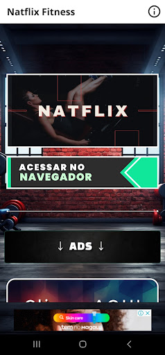 Android application Natflix Fitness Treinos screenshort