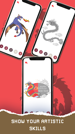 Chinese Year 2024 Pixel Color Screen 3