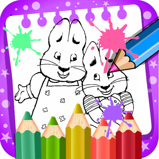 Bunny Max Coloring Ruby logo