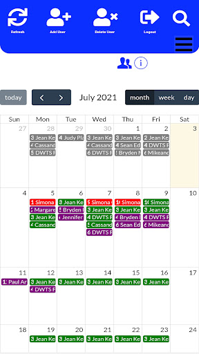 Android application Teambusiness screenshort