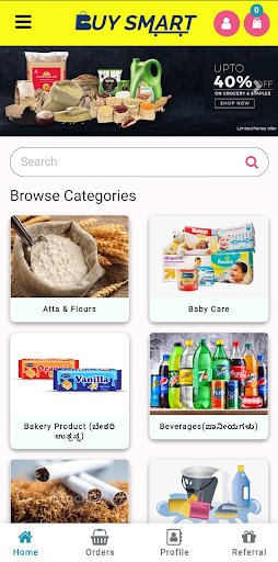 Android application Buy Smart - Buy Grocery Online screenshort