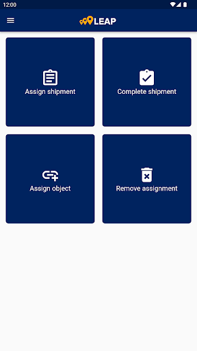 Android application LEAP screenshort