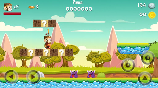 super monkey rush world runner mobil platform game screenshot 1