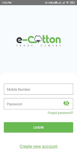 Android application E-cotton Agent screenshort