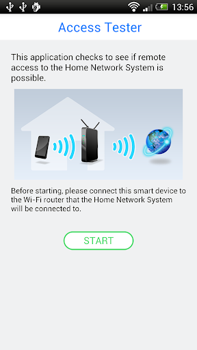 Android application Access Tester screenshort