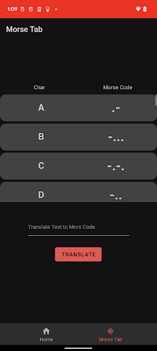 Morse Code Light Screen 3