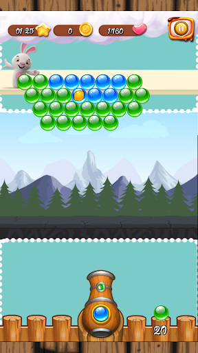 Bubbles Shooter لعبة الأرنب Screen 2