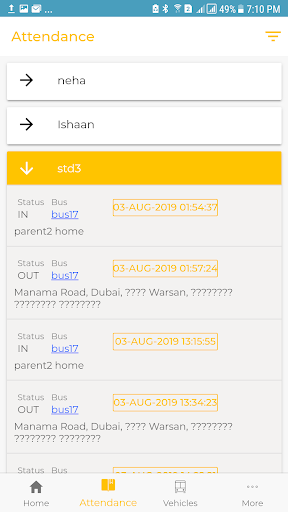 Ontrack School Bus Screen 3